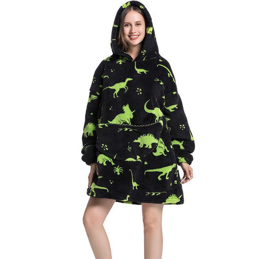 Dinosaur Moodie™ - Oversize Sherpa Hoodie